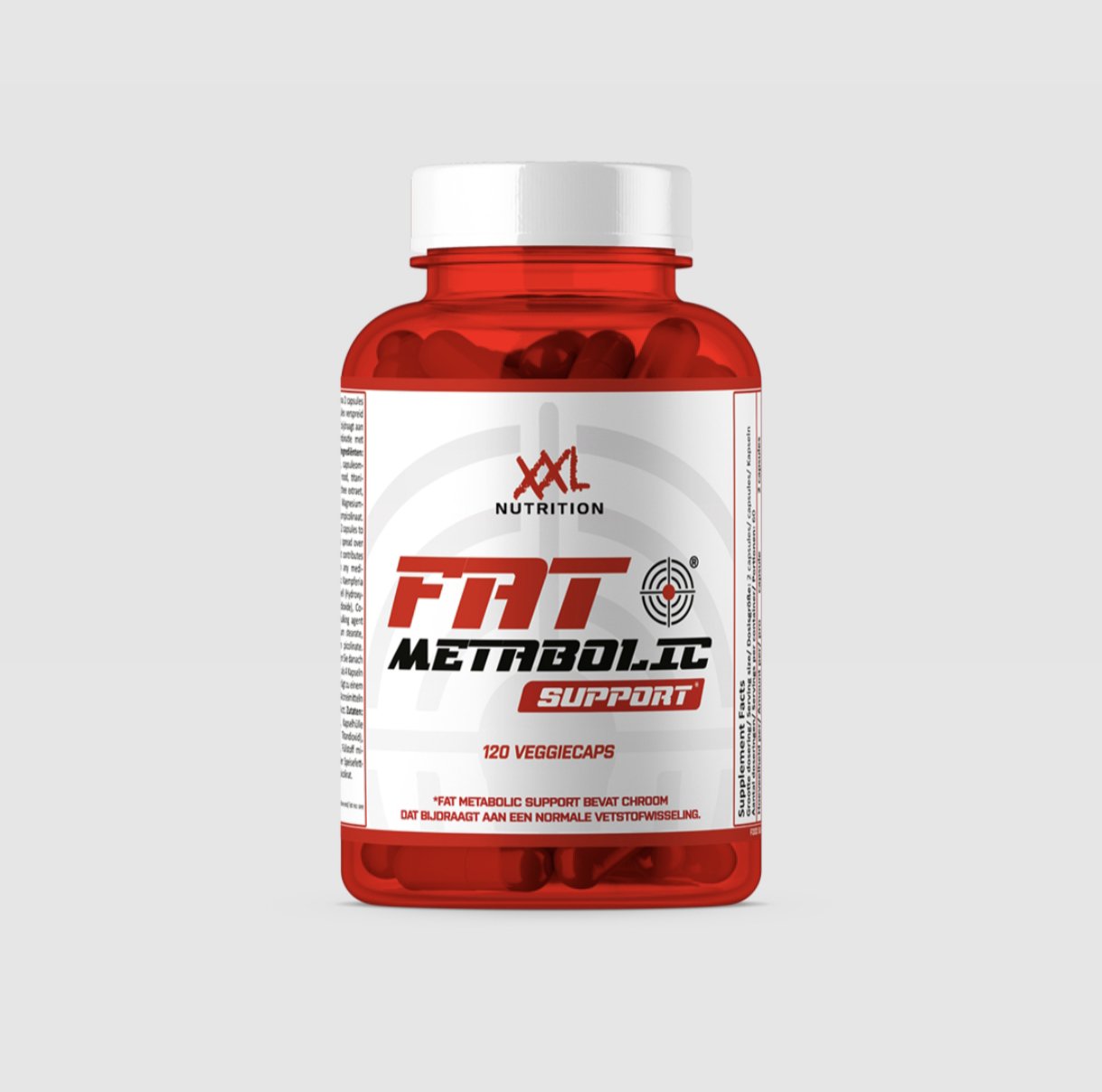 XXL Nutrition FAT Metabolic Support riebalų apykaitos palaikymui - 120 kapsulės 1 XXL Nutrition FAT Metabolic Support riebalų apykaitos palaikymui - 120 kapsulės