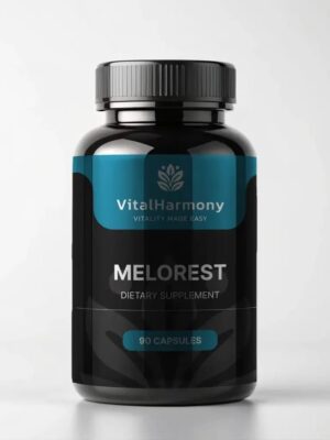 VitalHarmony VH.Nutra Melorest – Natūralus miego palaikymas su 1 mg melatonino – kapsulės geresniam miegui ir atsipalaidavimui