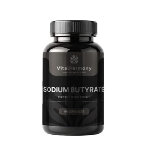 VitalHarmony Sodium Butyrate (Natrio butiratas) - Žarnyno sveikata ir žarnyno vientisumo palaikymas