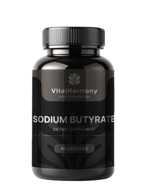 VitalHarmony Sodium Butyrate (Natrio butiratas) - Žarnyno sveikata ir žarnyno vientisumo palaikymas