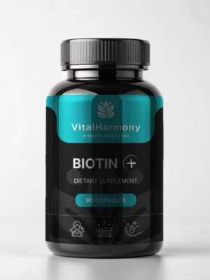 VitalHarmony VH.Nutra Biotin Plus – kapsulės sveikiems plaukams, stipriems nagams ir gražiai odai