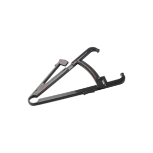 Kūno riebalų matuoklis – juodas kaliperis su skale, skirtas poodinių riebalų matavimui