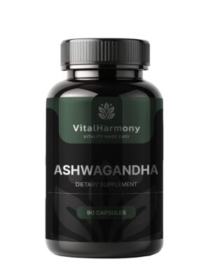 Vitalharmony Ashwagandha - streso kontrolei ir hormonų pusiausvyrai