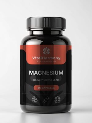 VitalHarmony VH.Nutra Magnesium Magnio citratas 800mg – kapsulės geresniam miegui ir atsipalaidavimui
