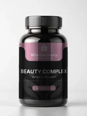 VitalHarmony VH.Nutra BEAUTY COMPLEX – Pažangus grožio palaikymas – kapsulės odai, plaukams ir nagams