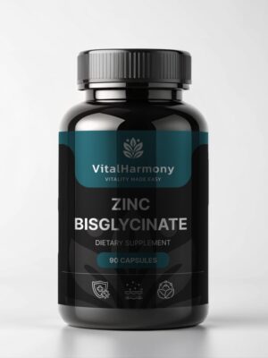 VitalHarmony VH.Nutra Zinc Bisglycinate Cinko bisglicinatas – kapsulės imunitetui stiprinti
