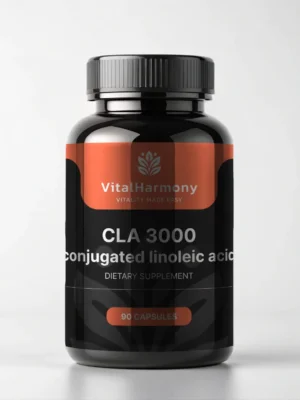 VitalHarmony CLA 3000 konjuguota linolo rūgštis – 90 kapsulių