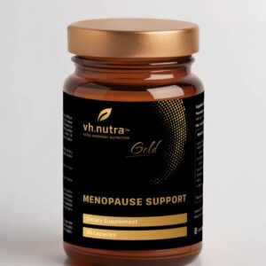 VitalHarmony VH.Nutra Menopause Support – menopauzės palaikymo kapsulės su isoflavonais moterims, 30 kapsulių pakuotė