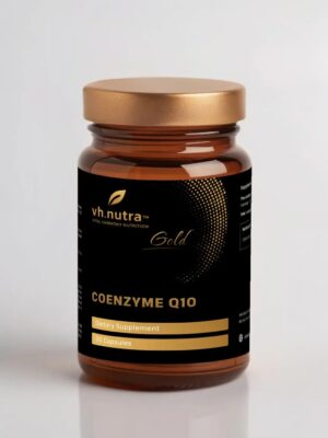 VitalHarmony VH.Nutra Kofermentas Q10 100 mg – kapsulės širdies sveikatai ir ląstelinei energijai, 90 kapsulių pakuotė