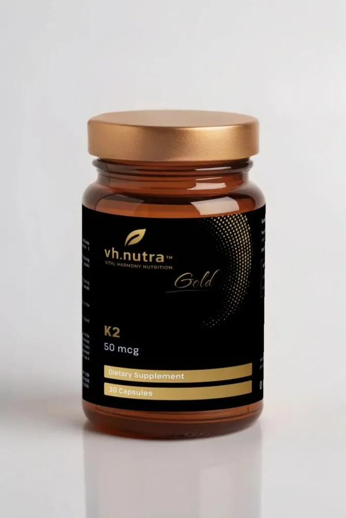 VitalHarmony VH.Nutra Vitamin K2 MK-7 50 μg – For Bones and Blood Vessels (30 Capsules) VitalHarmony VH.Nutra Vitamin K2 MK-7 50 μg – For Bones and Blood Vessels (30 Capsules)