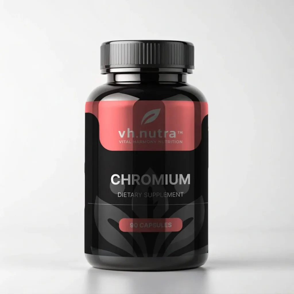 VitalHarmony VH.Nutra Chromium 200 μg – For Glucose and Metabolic Health (90 Capsules) VitalHarmony VH.Nutra Chromium 200 μg – For Glucose and Metabolic Health (90 Capsules)