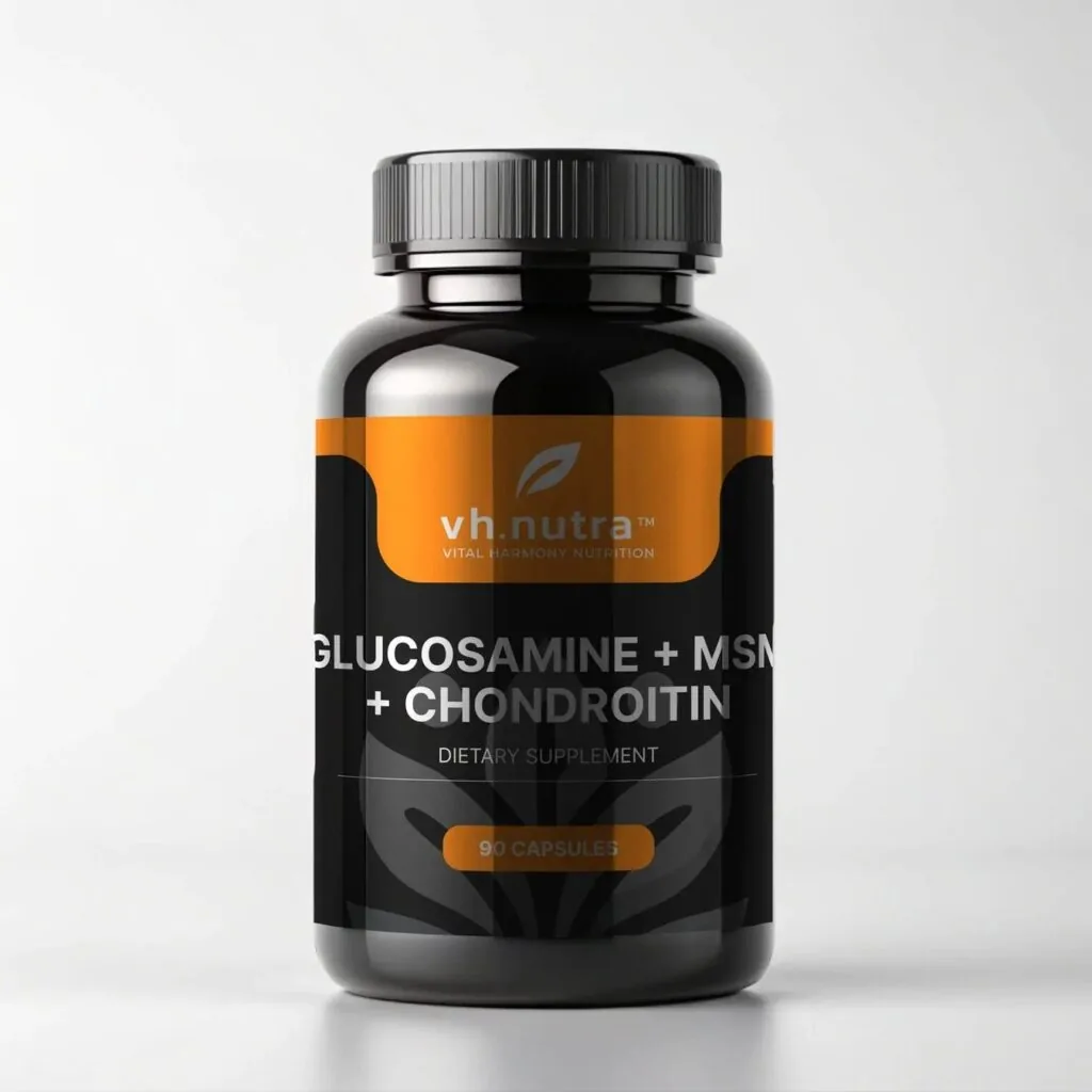 VitalHarmony VH.Nutra Glucosamine + MSM + Chondroitin – For Joint Health (90 Capsules) VitalHarmony VH.Nutra Glucosamine + MSM + Chondroitin – For Joint Health (90 Capsules)