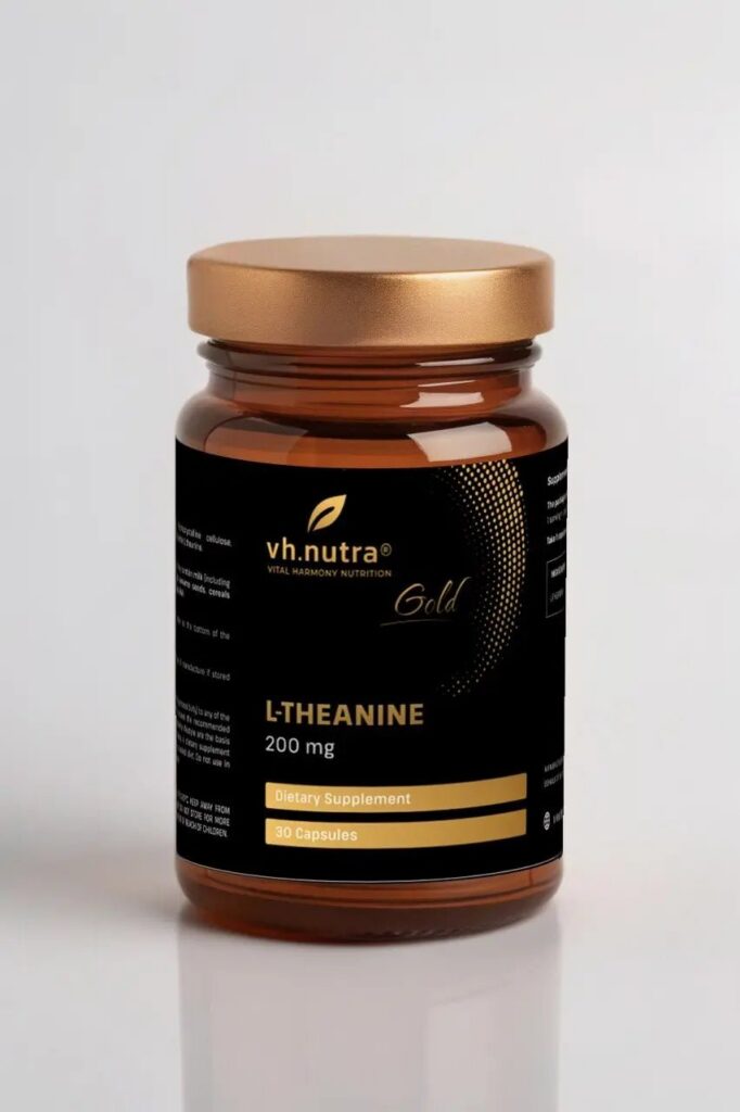 VitalHarmony VH.Nutra L-Theanine 200 mg – For Calm and Focus (30 Capsules) VitalHarmony VH.Nutra L-Theanine 200 mg – For Calm and Focus (30 Capsules)