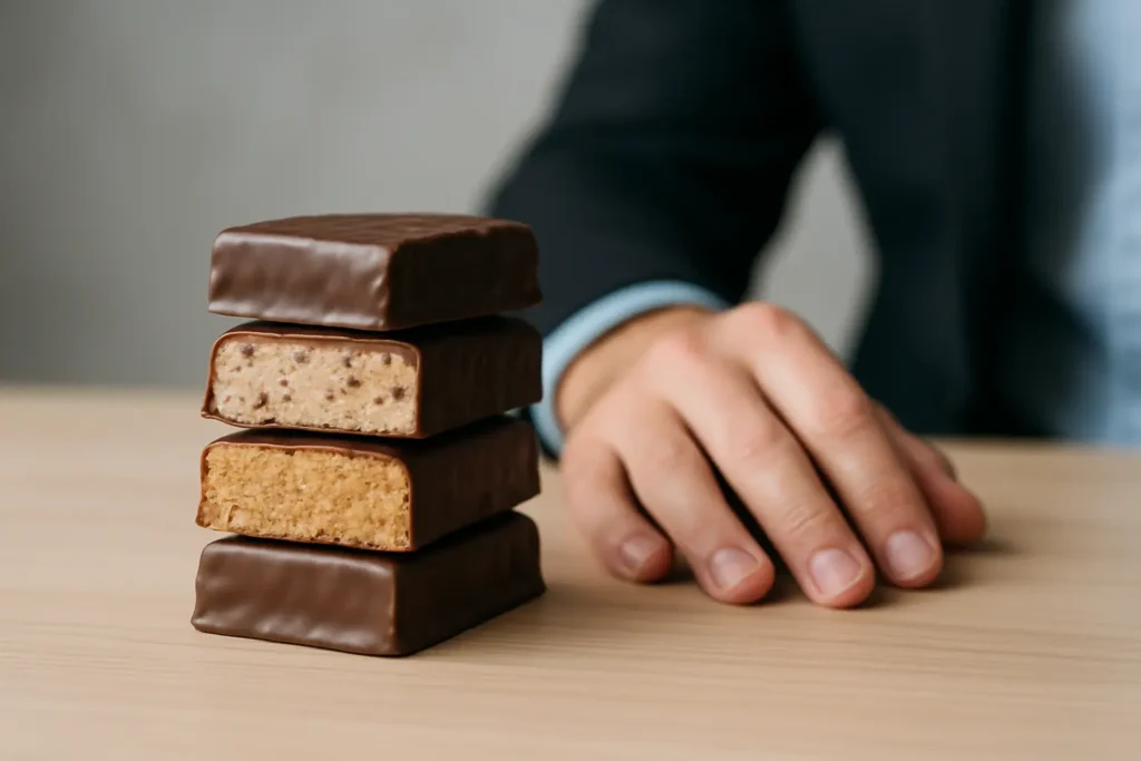 Aukšto baltymų batonėliai: kaip išsirinkti