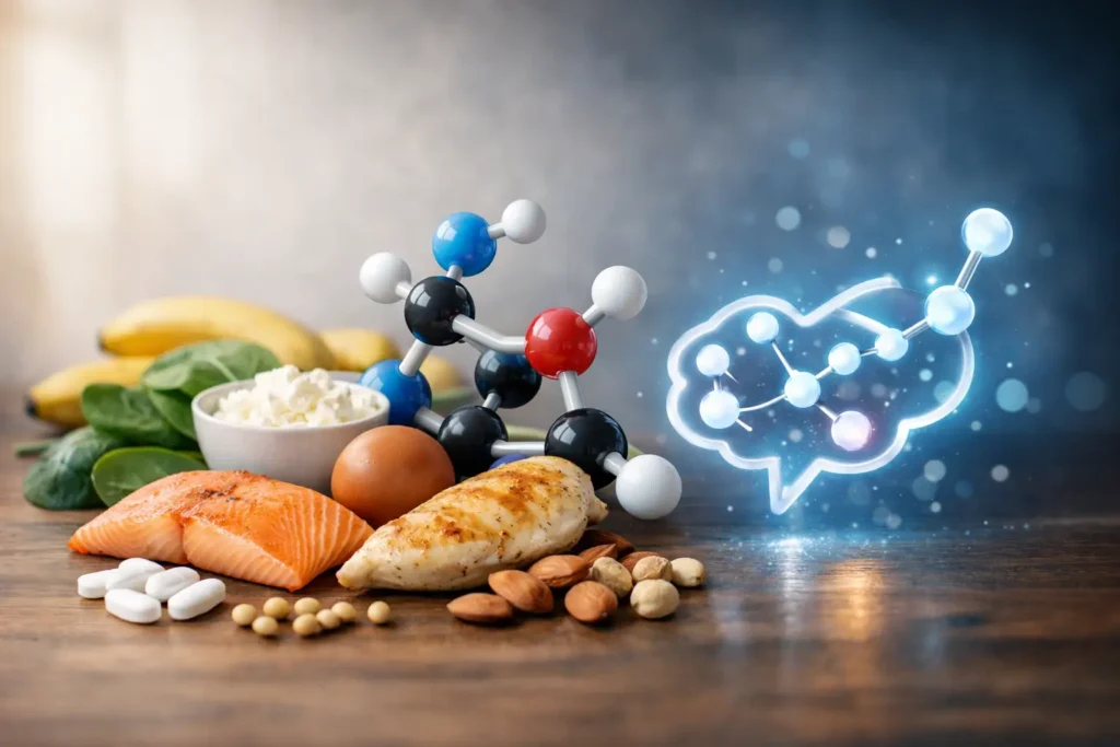L-triptofanas ir serotonino gamyba