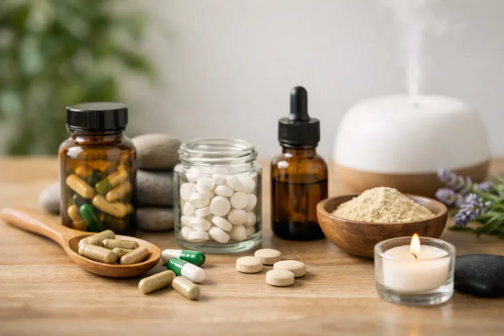 Streso valdymo papildų pasirinkimas be klaidų