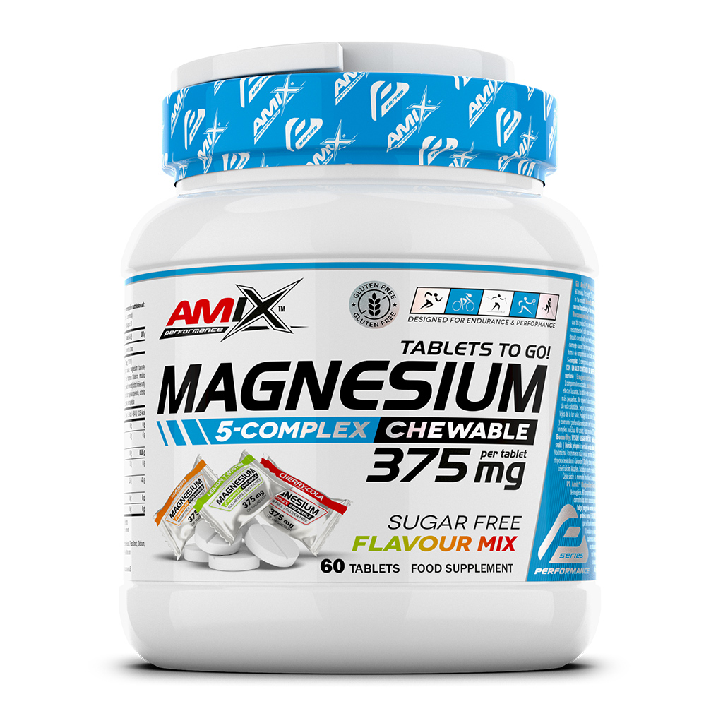 Performance Amix® Magnesium 5-Complex Chewable Tabs 60tbl Multi flavour